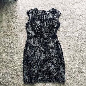 Calvin Klein Snake Skin Dress Size 14